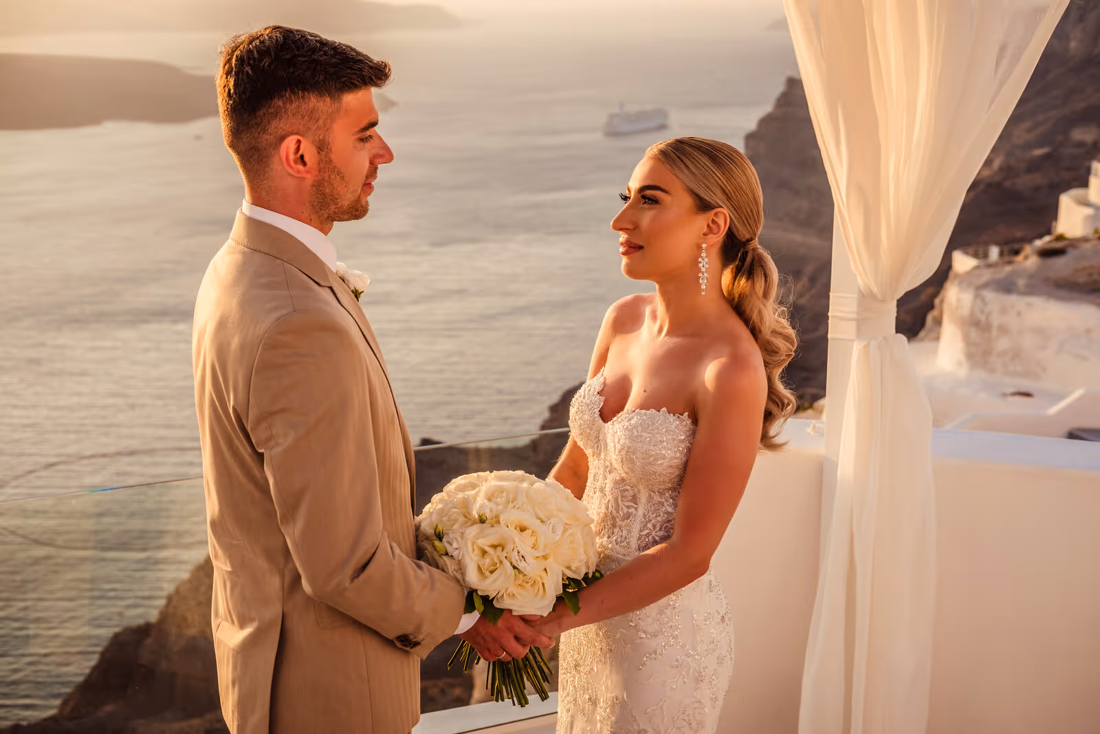Ślub w Grecji - Santorini. Taras nr. 2 Zdjęcie nr. 20