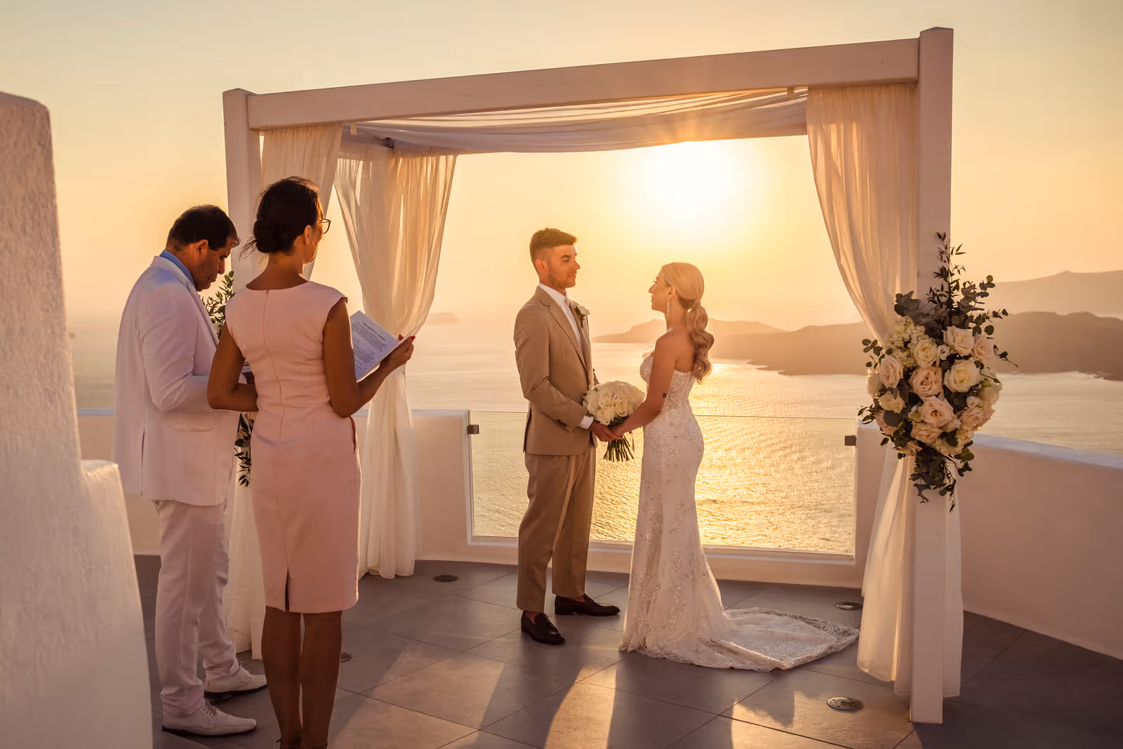Ślub w Grecji - Santorini. Taras nr. 2 Zdjęcie nr. 21