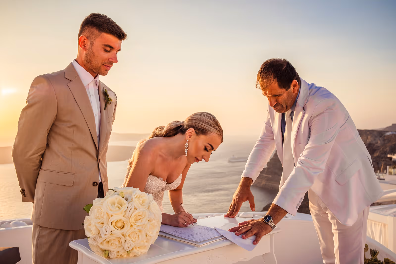 Ślub w Grecji - Santorini. Taras nr. 2 Zdjęcie nr. 23