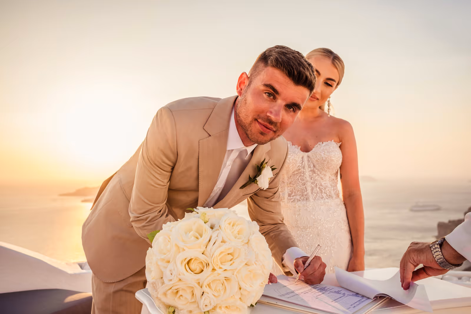 Ślub w Grecji - Santorini. Taras nr. 2 Zdjęcie nr. 24