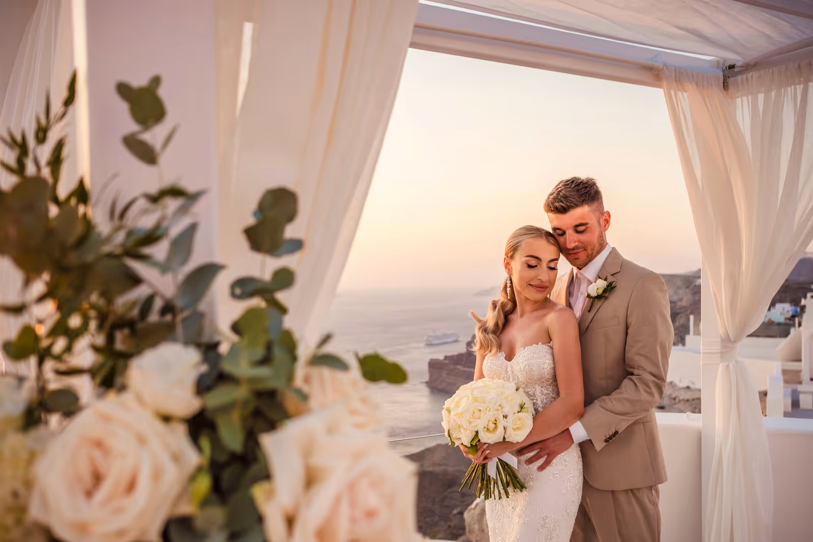 Ślub w Grecji - Santorini. Taras nr. 2 Zdjęcie nr. 30