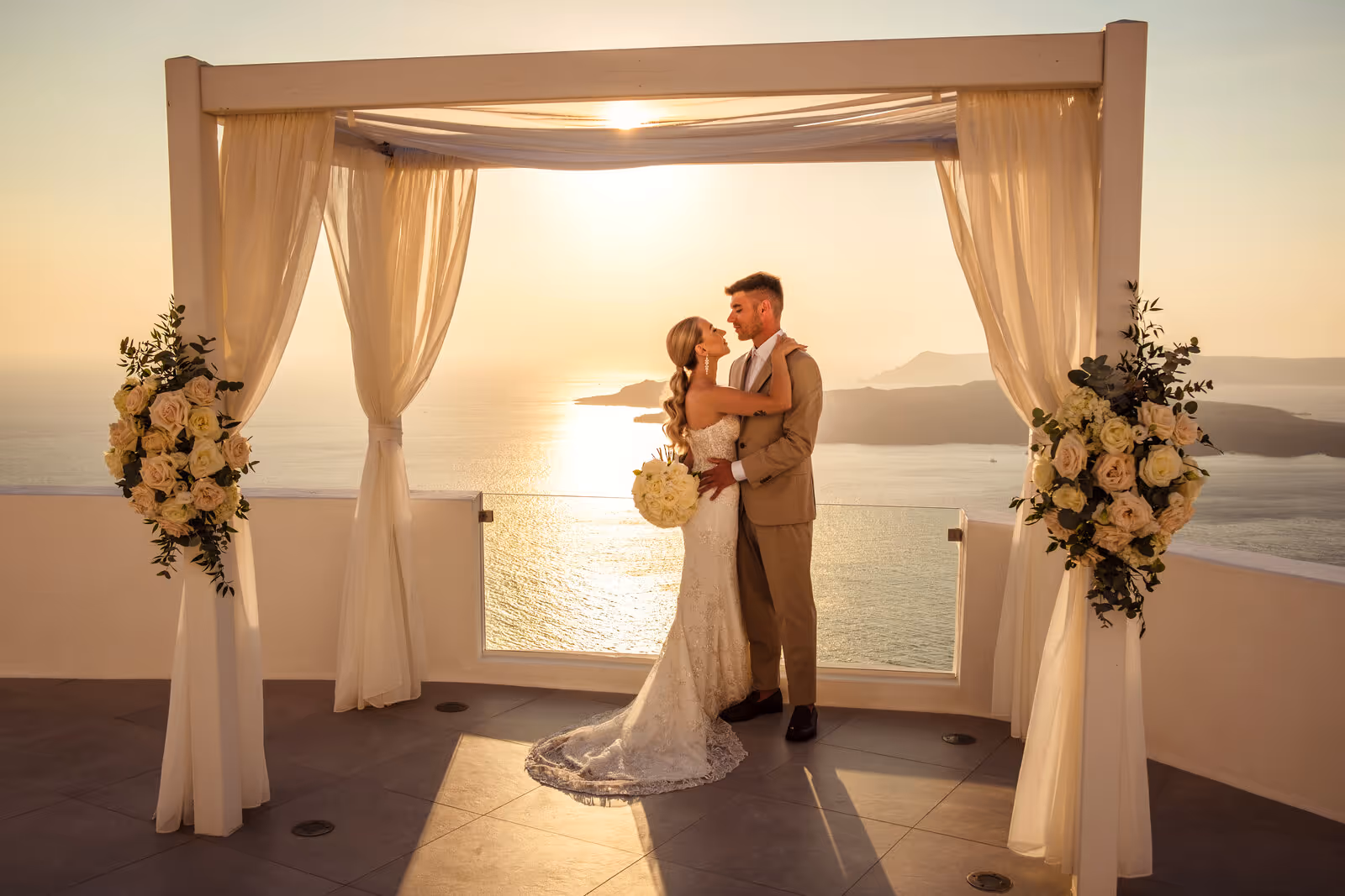 Ślub w Grecji - Santorini. Taras nr. 2 Zdjęcie nr. 6