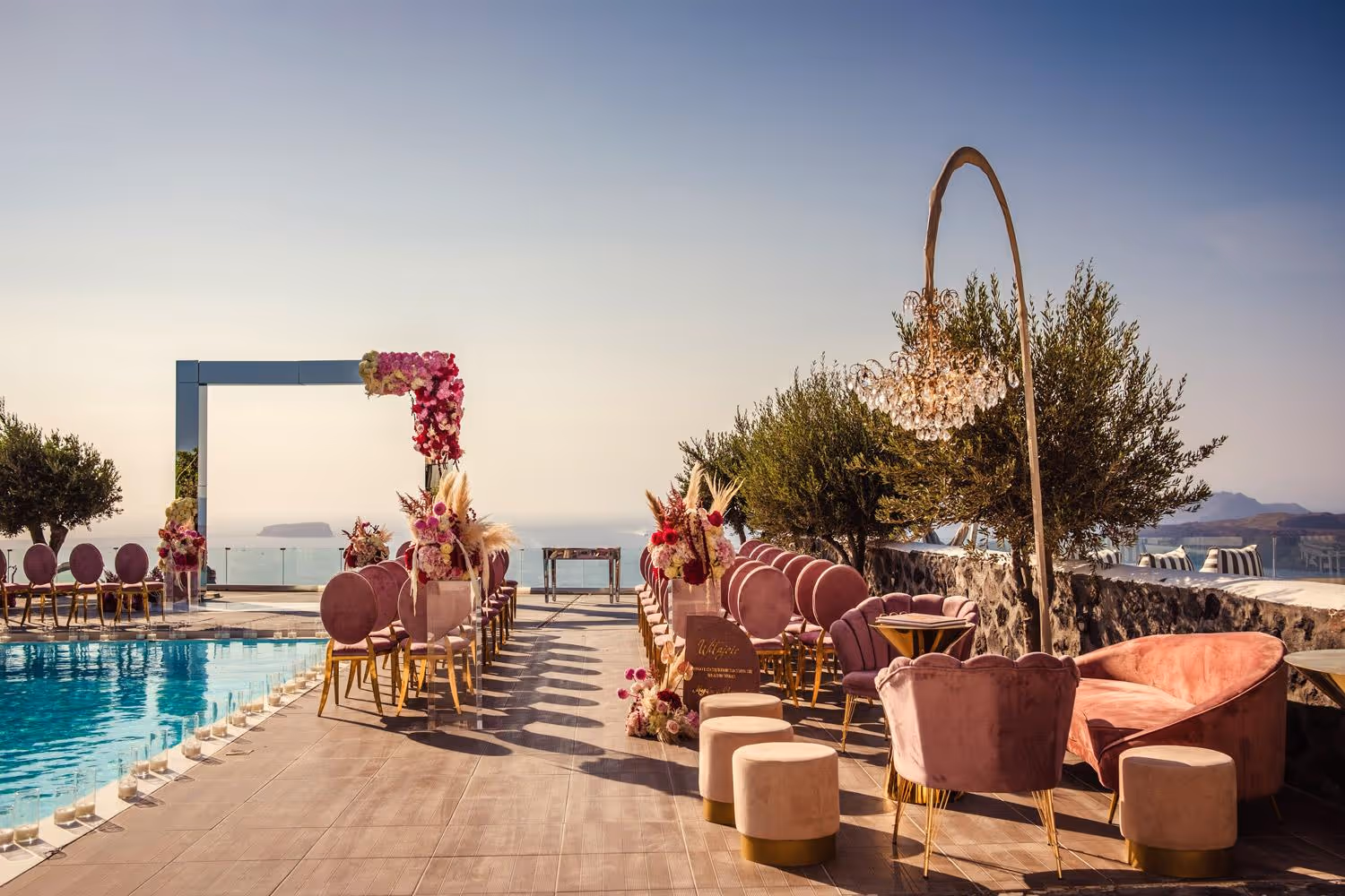 Ślub na Santorini. Prywatna Villa. Zdjęcie 2