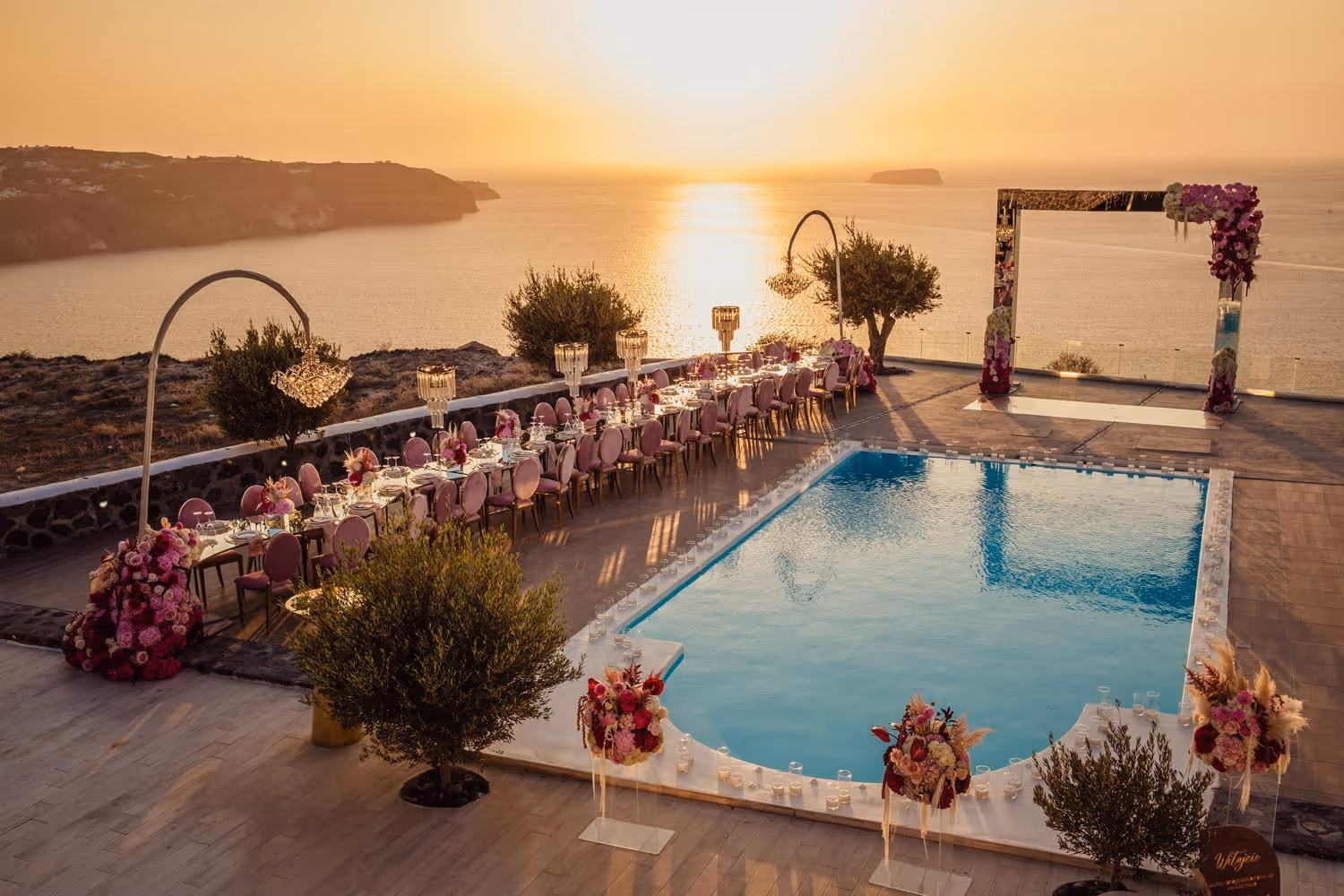 Ślub na Santorini. Prywatna Villa. Zdjęcie 5