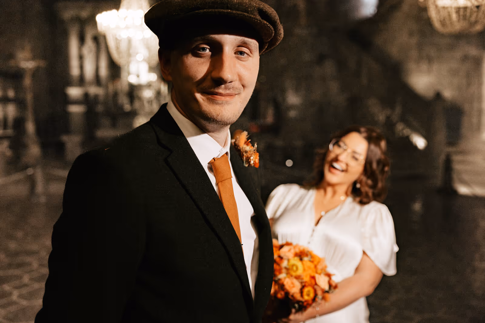 Ślub w Polsce. Kopalnia Soli w Wieliczce. Zdjęcie nr. 186