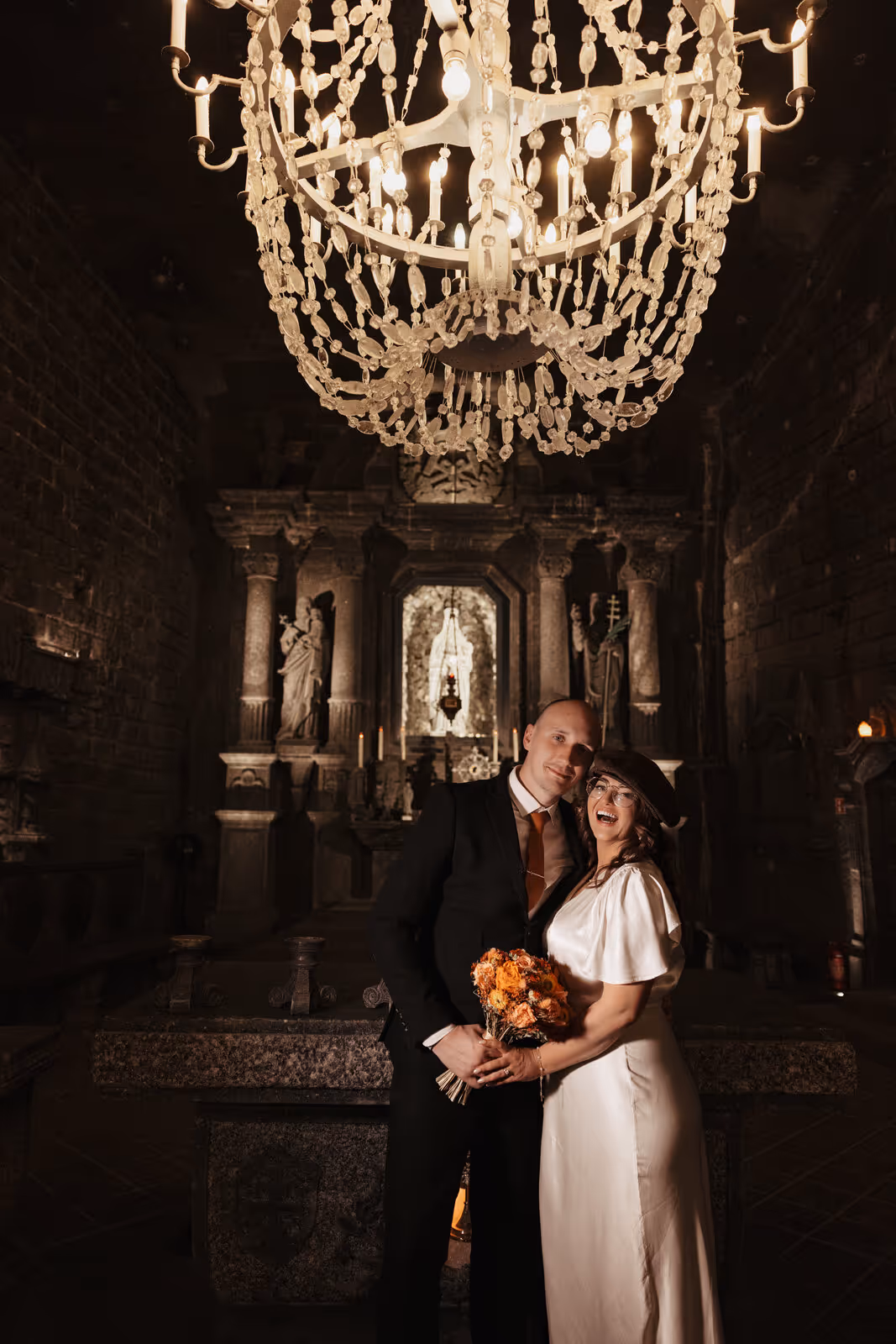Ślub w Polsce. Kopalnia Soli w Wieliczce. Zdjęcie nr. 190