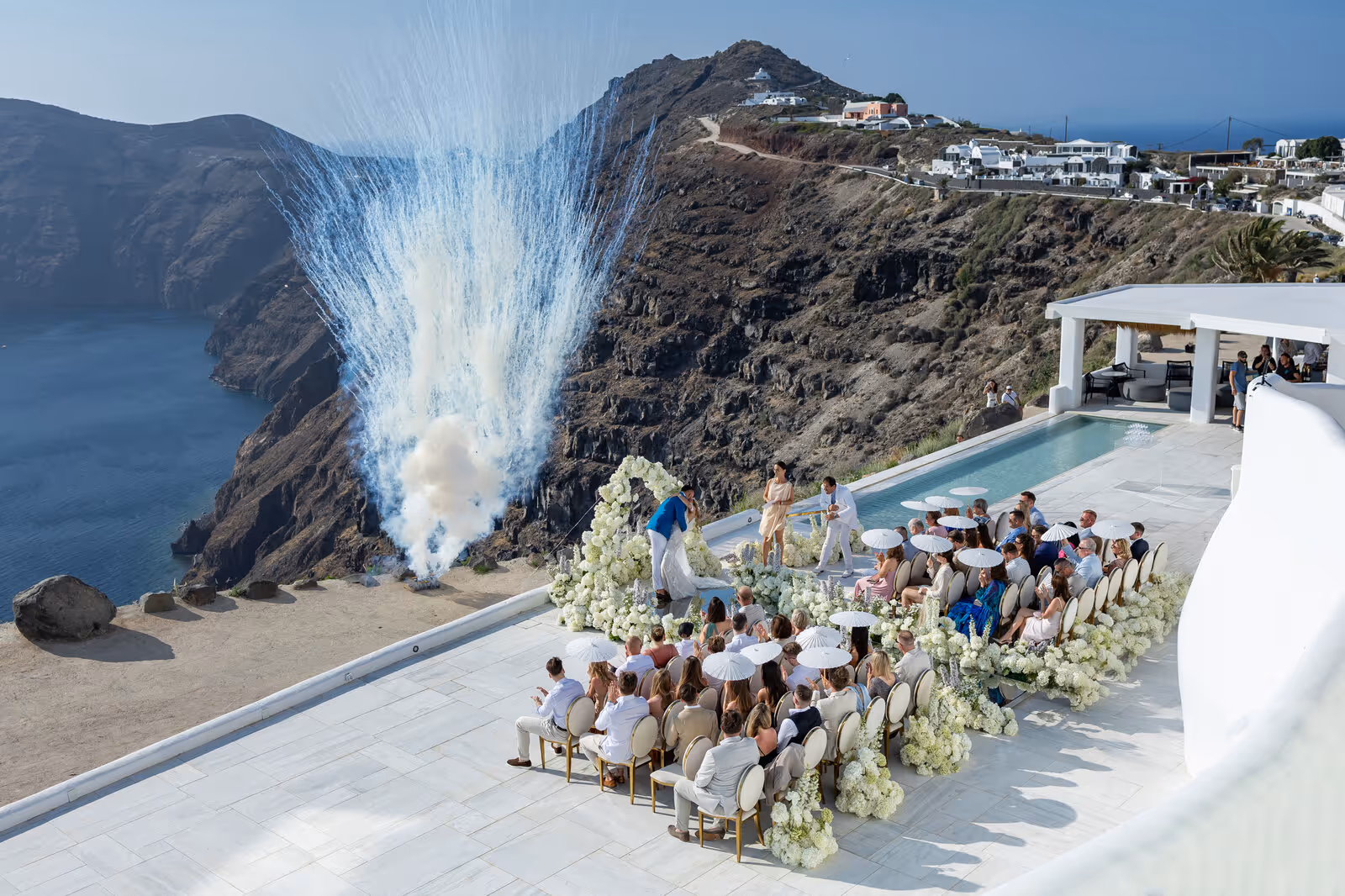 Ślub w Grecji. Santorini. Zdjęcie nr. 109