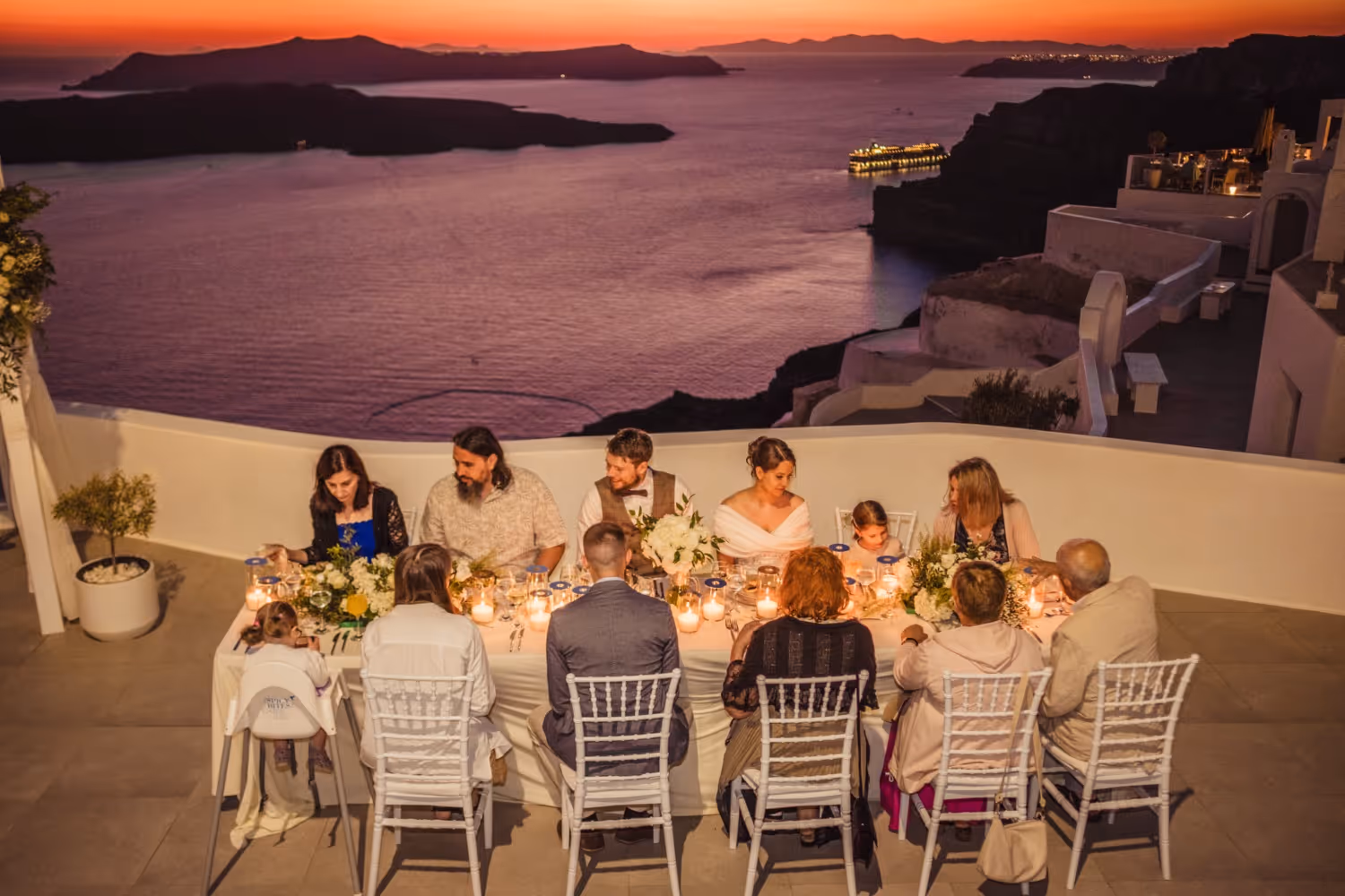 Ślub na Santorini. Taras numer 2. Zdjęcie 6