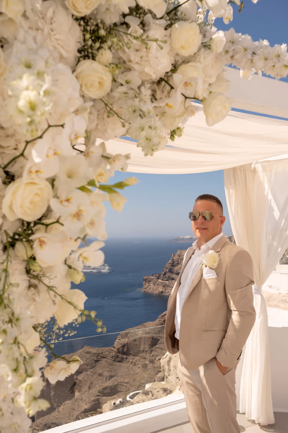 Ślub na Santorini. Taras numer 2. Zdjęcie 8