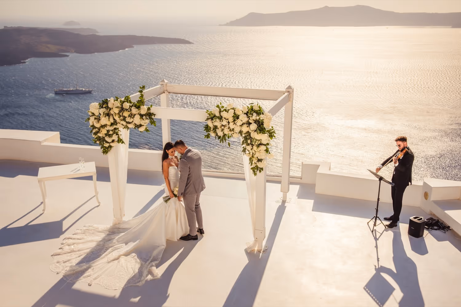 Ślub na Santorini. Taras numer 6. Zdjęcie 4