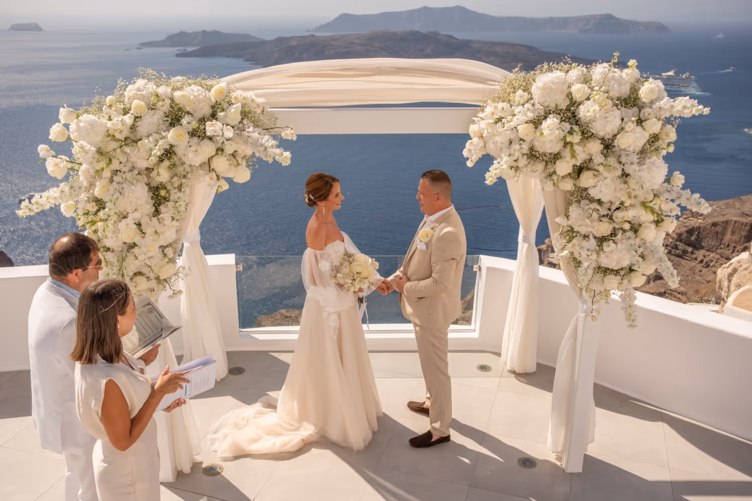 Ślub na Santorini. Taras numer 2. Zdjęcie 10