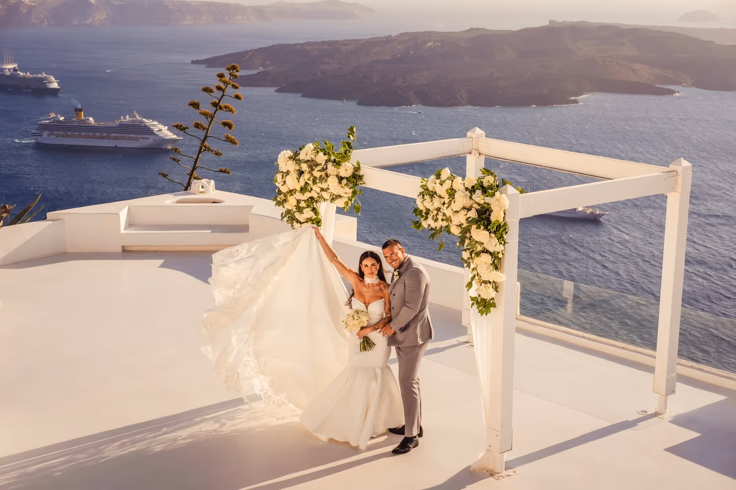 Ślub na Santorini. Taras numer 6. Zdjęcie 5