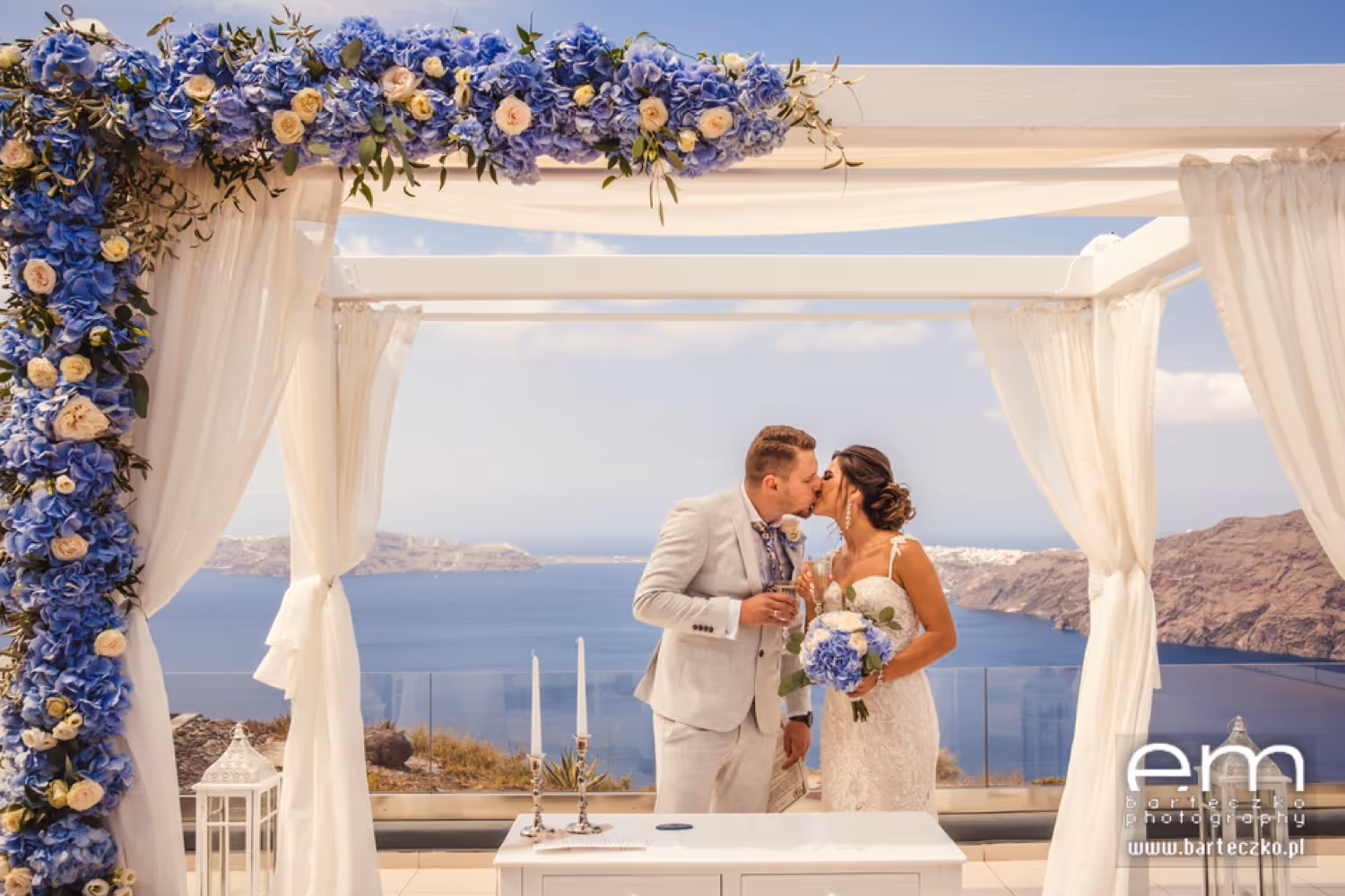 Ślub na Santorini. Taras numer 4. Zdjęcie 16