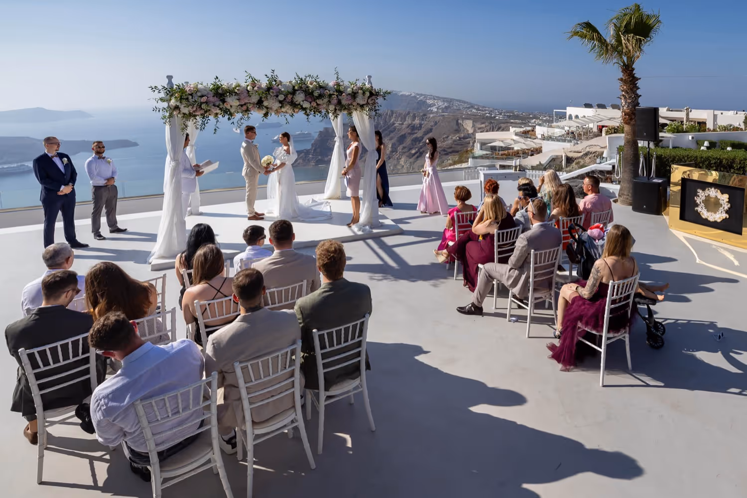 Ślub na Santorini. Taras numer 1. Zdjęcie 8