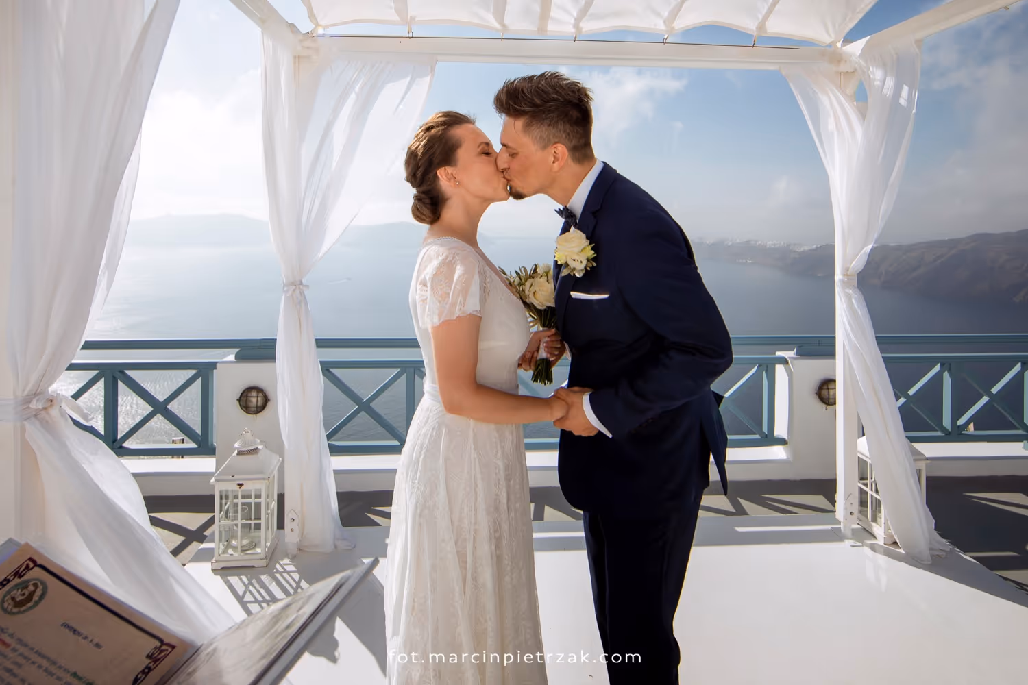 Ślub na Santorini. Taras numer 7. Zdjęcie 8
