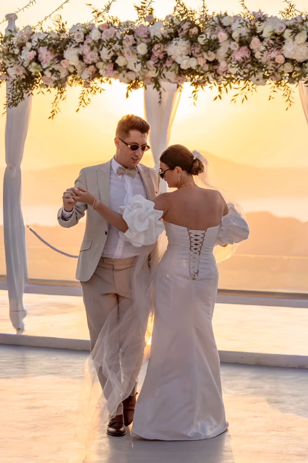 Ślub na Santorini. Taras numer 1. Zdjęcie 10