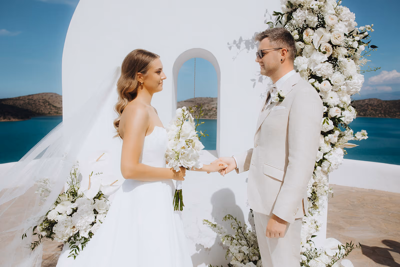 Ślub w Grecji - Kreta. Villa Elounda. Zdjęcie nr. 4
