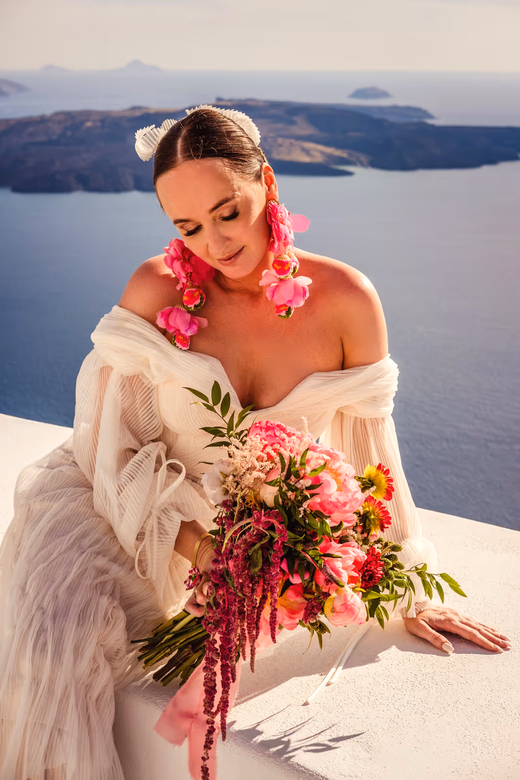 Ślub w Grecji. Santorini. Taras nr. 2. Zdjęcie nr. 11