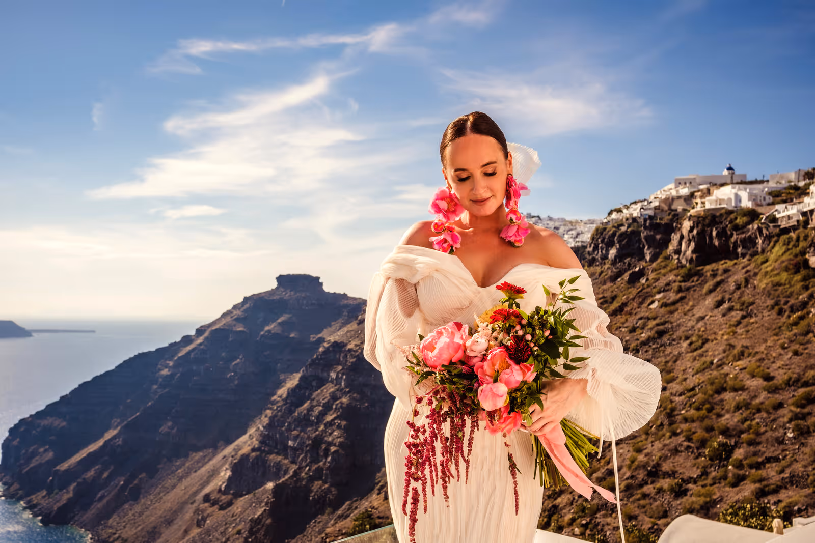 Ślub w Grecji. Santorini. Taras nr. 2. Zdjęcie nr. 4