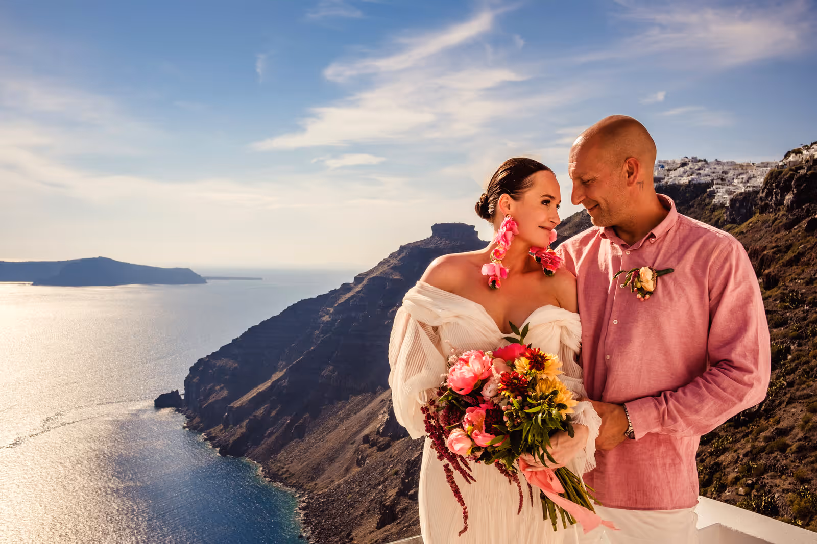 Ślub w Grecji. Santorini. Taras nr. 2. Zdjęcie nr. 6