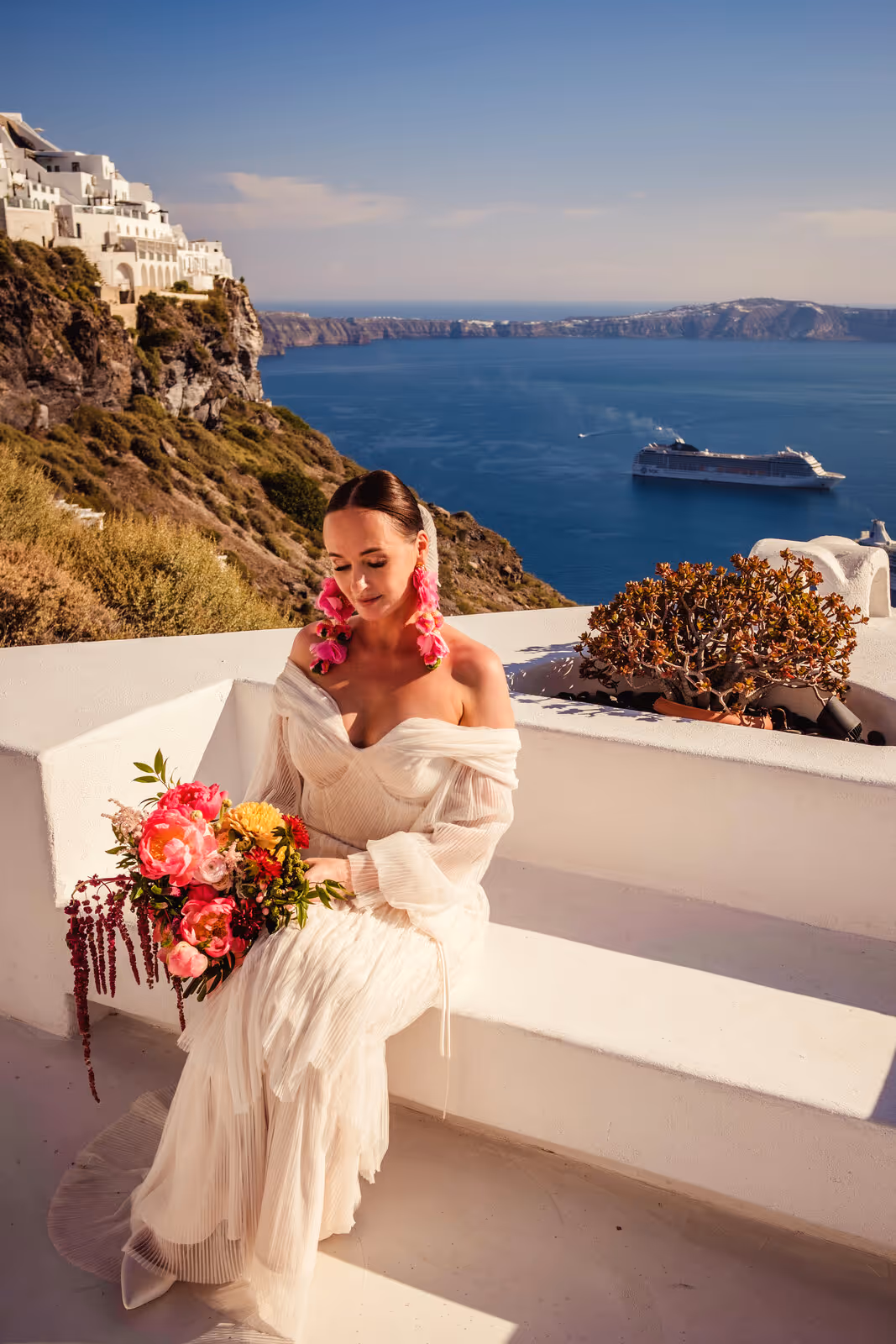 Ślub w Grecji. Santorini. Taras nr. 2. Zdjęcie nr. 8