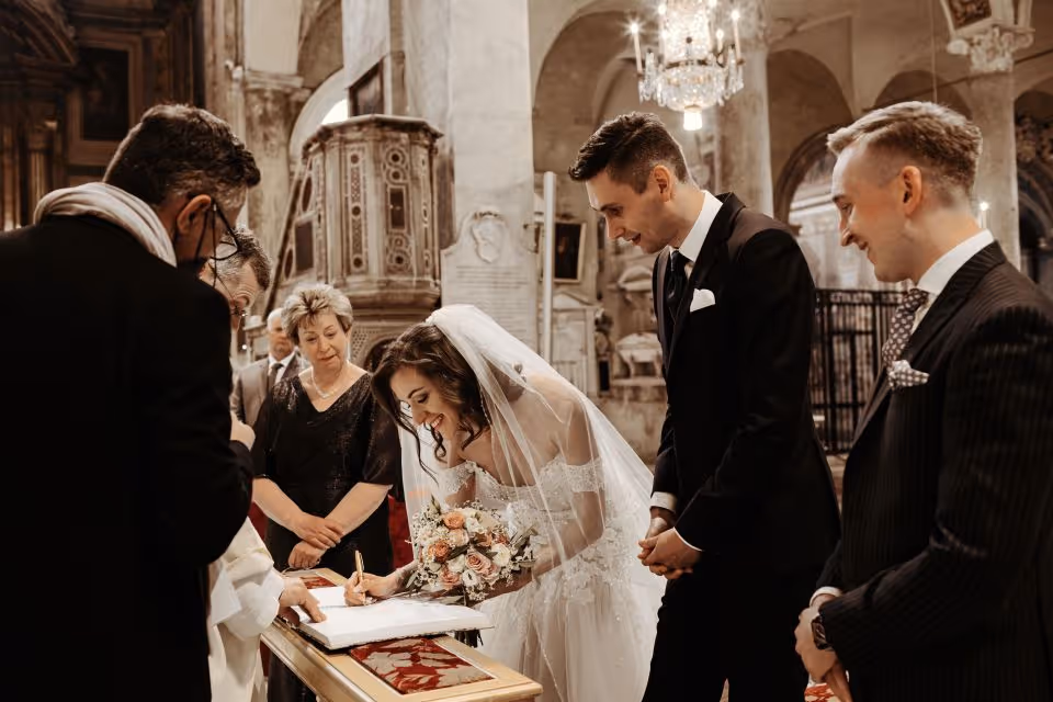 Ślub we Włoszech - Rzym. Zdjęcie nr. 25