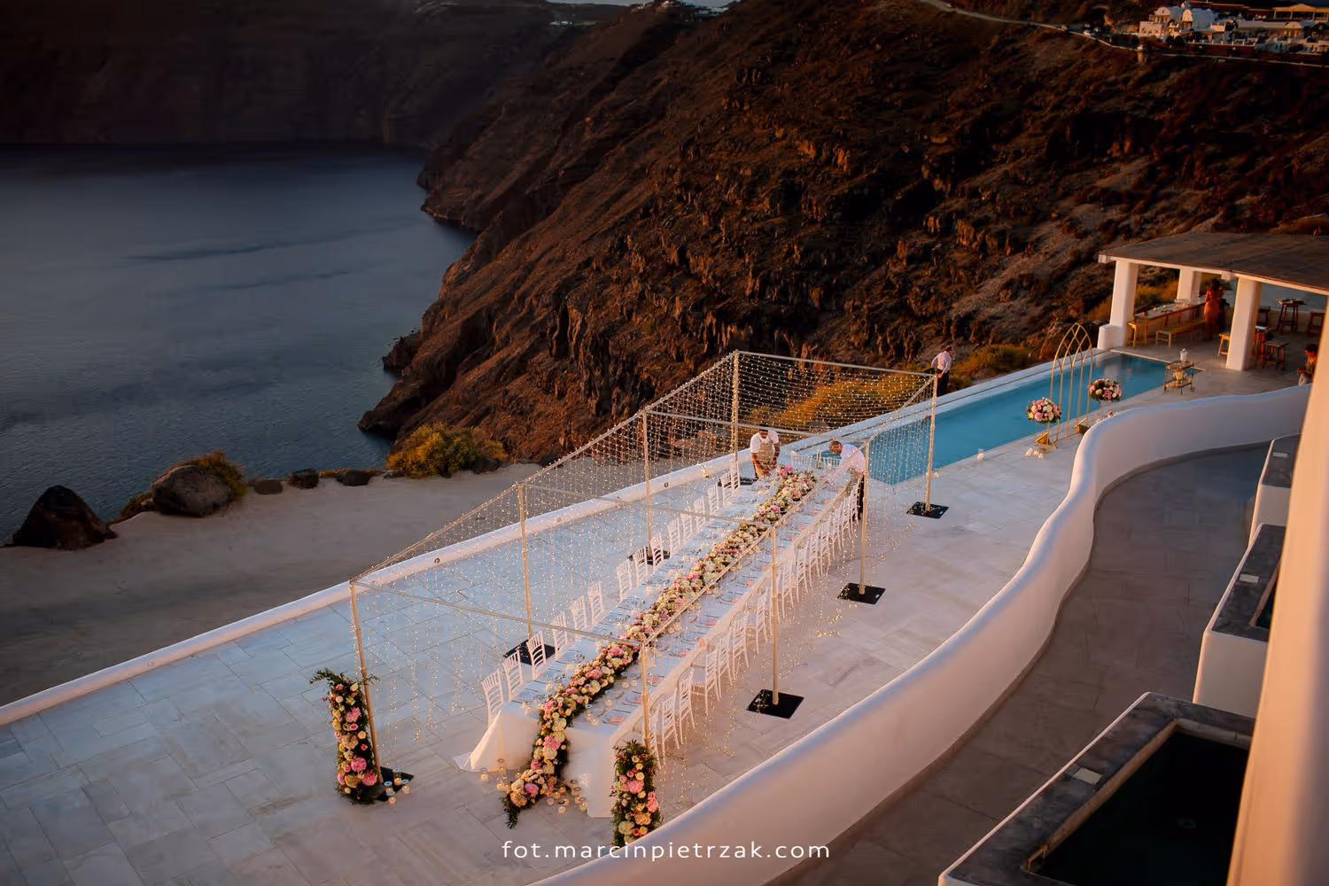 Ślub na Santorini. Taras numer 3. Zdjęcie 12
