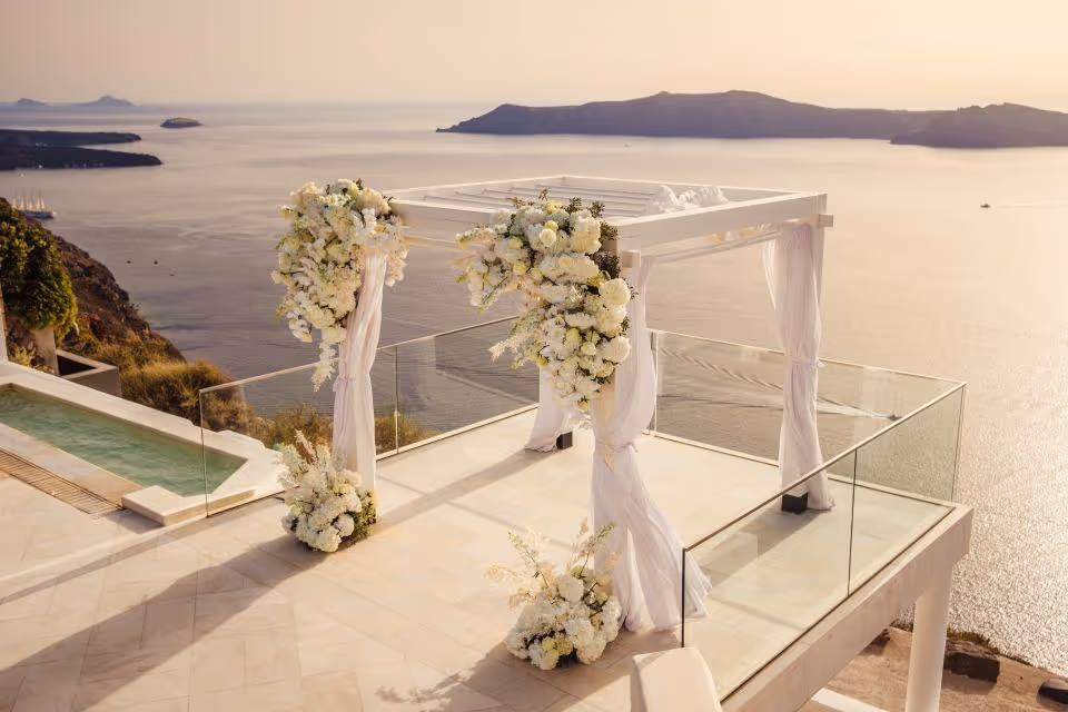 Ślub na Santorini. Taras numer 3. Zdjęcie 25