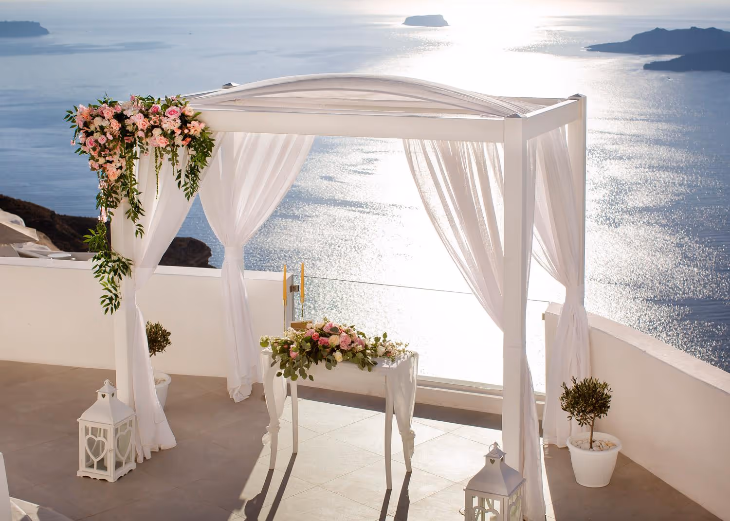 Ślub na Santorini. Taras numer 2. Zdjęcie 15