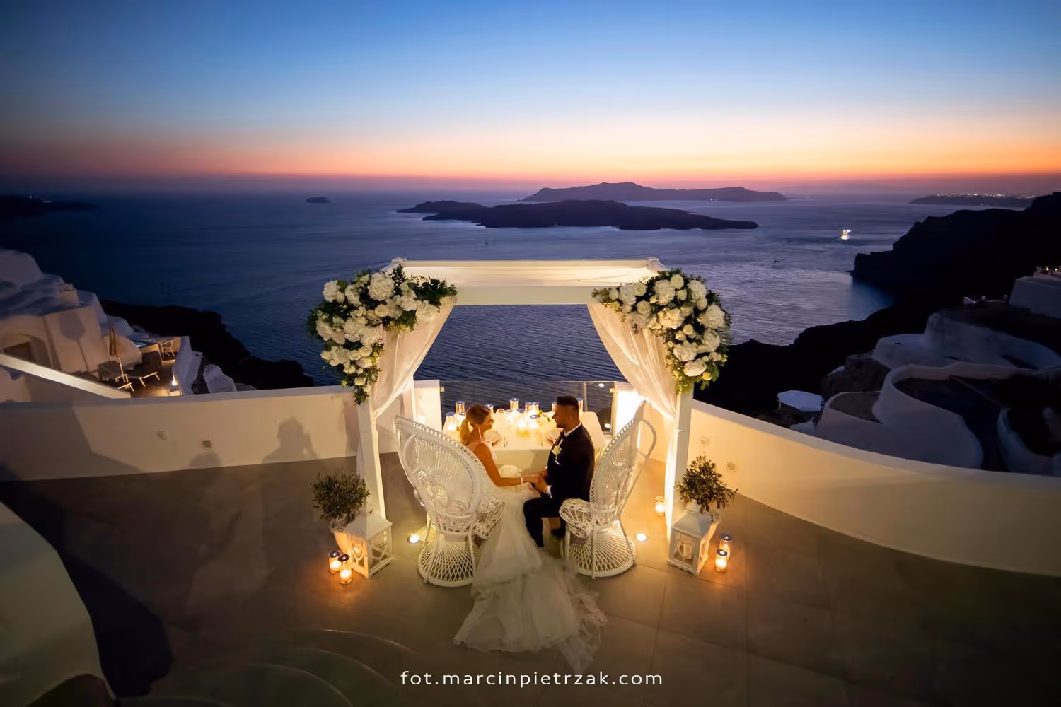 Ślub na Santorini. Taras numer 2. Zdjęcie 19