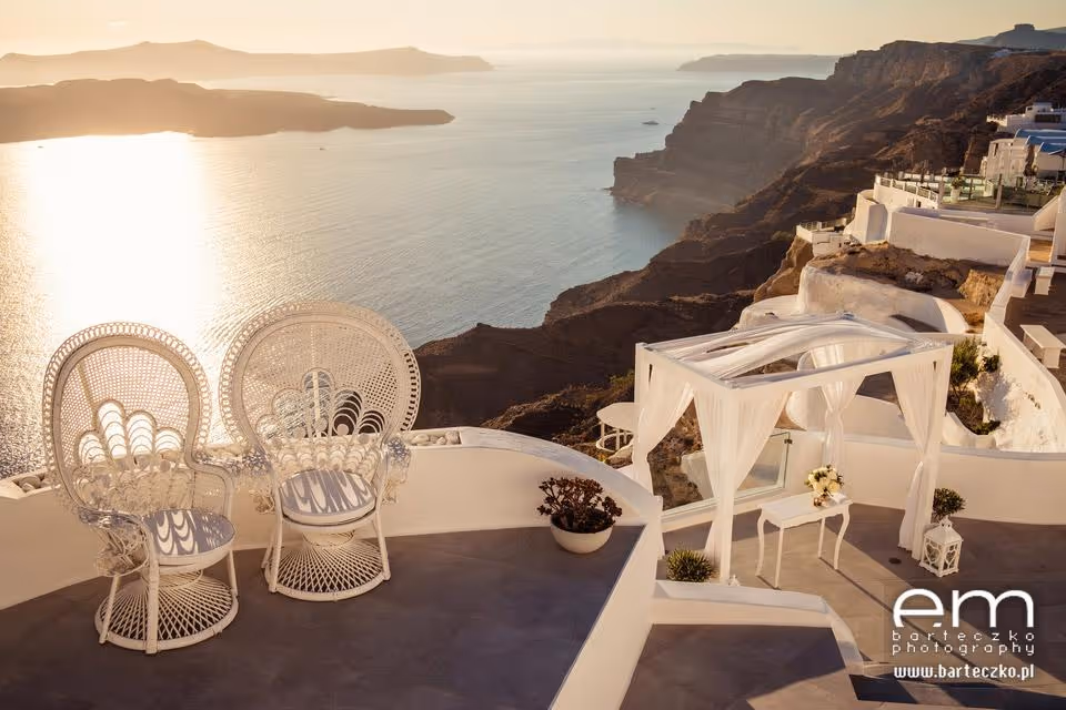 Ślub na Santorini. Taras numer 2. Zdjęcie 20