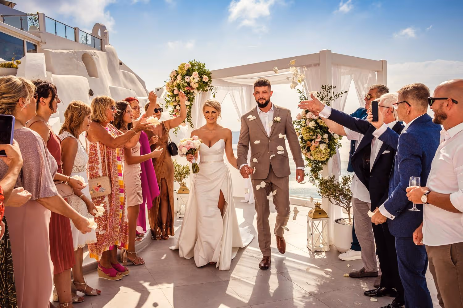 Ślub na Santorini. Taras numer 2. Zdjęcie 23