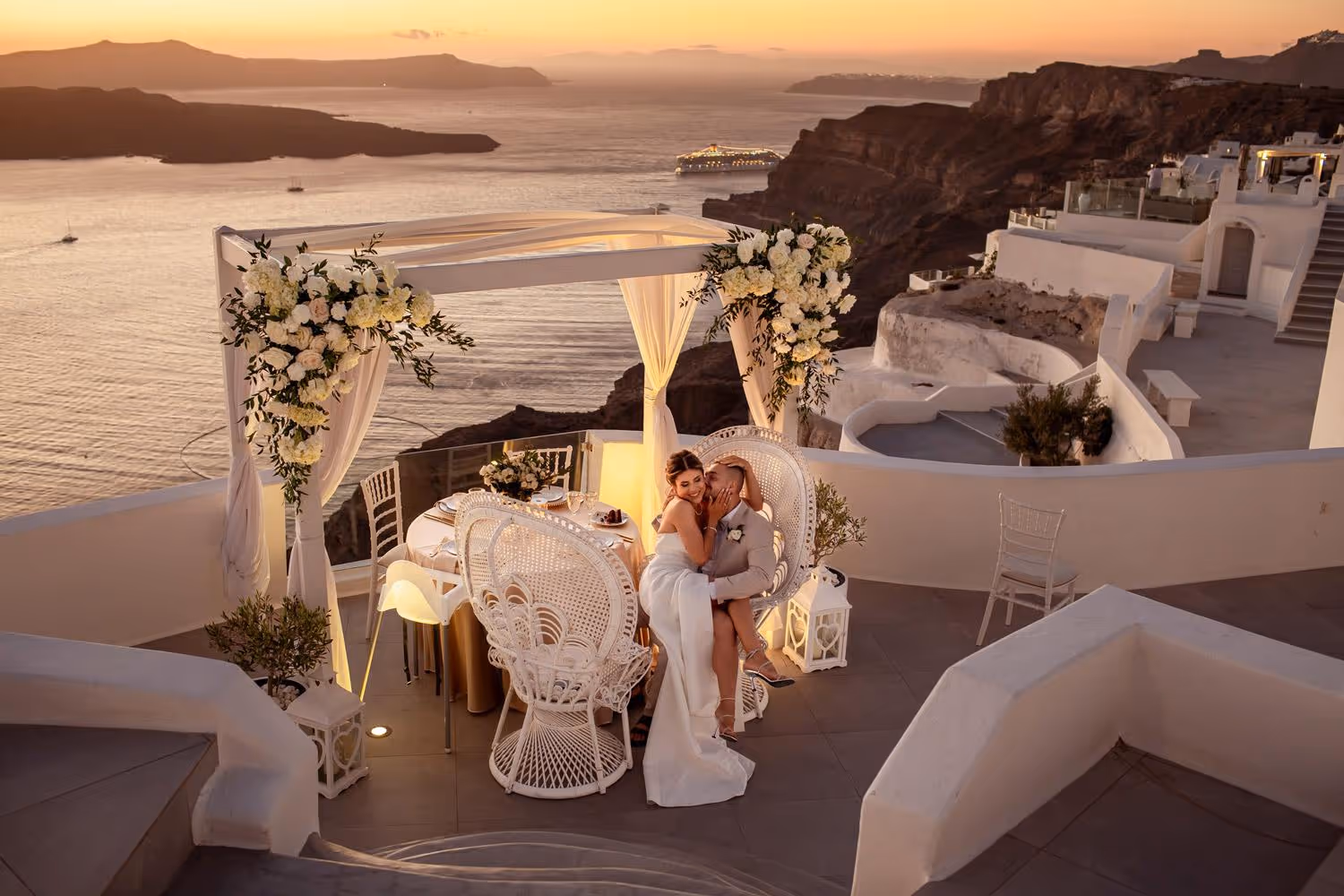 Ślub na Santorini. Taras numer 2. Zdjęcie 26
