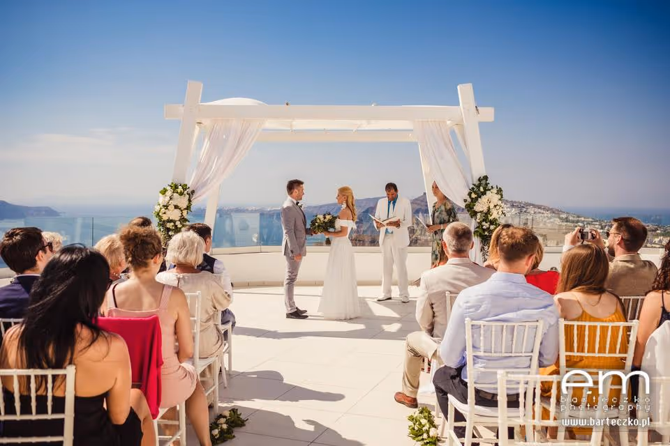 Ślub na Santorini. Taras numer 11. Zdjęcie 2