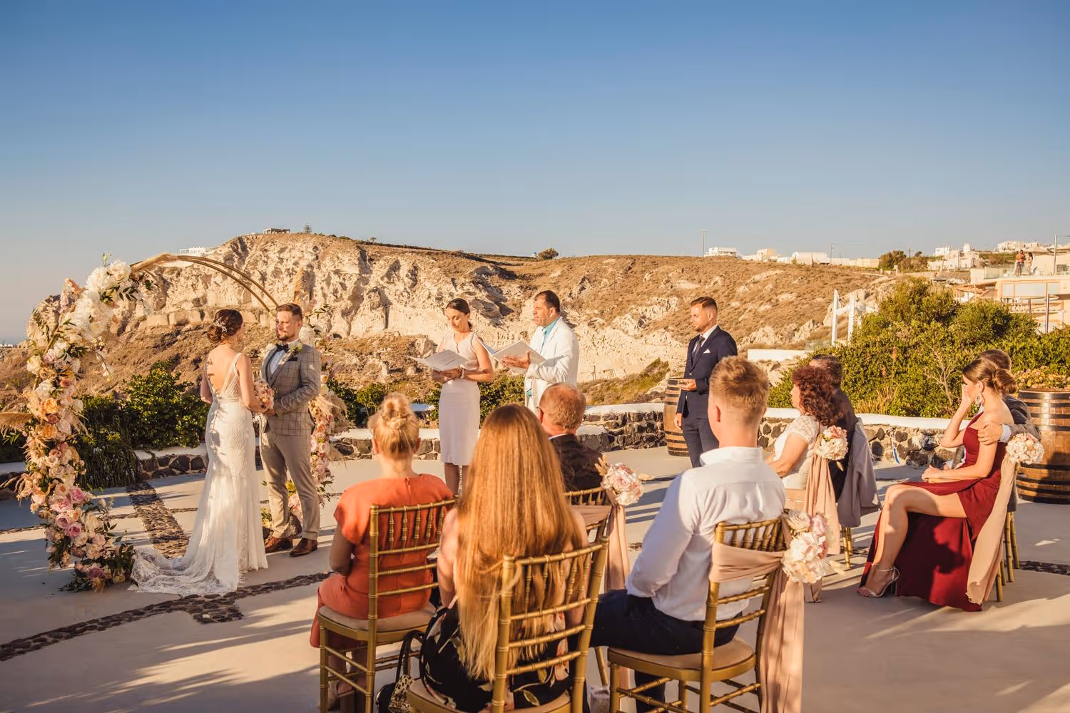 Ślub na Santorini. Taras numer 5. Zdjęcie 1