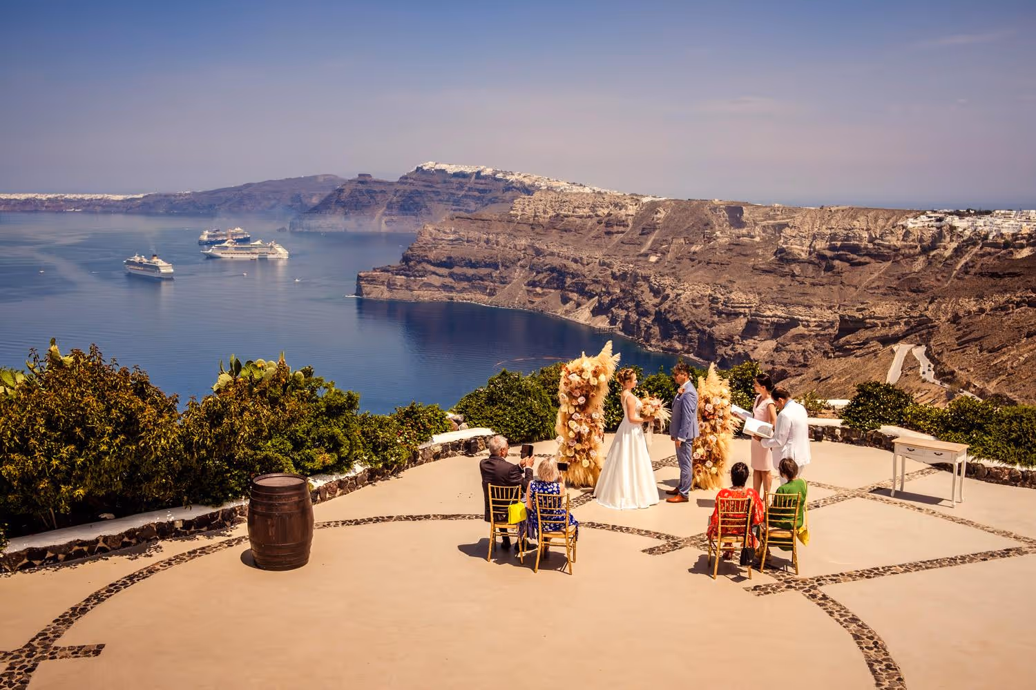 Ślub na Santorini. Taras numer 5. Zdjęcie 6