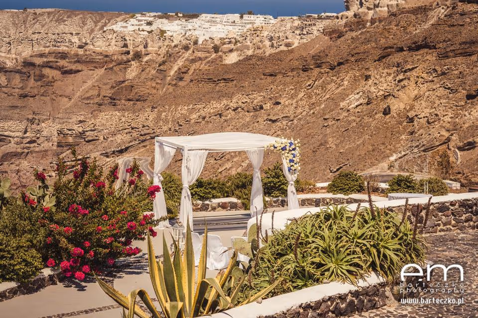 Ślub na Santorini. Taras numer 5. Zdjęcie 8