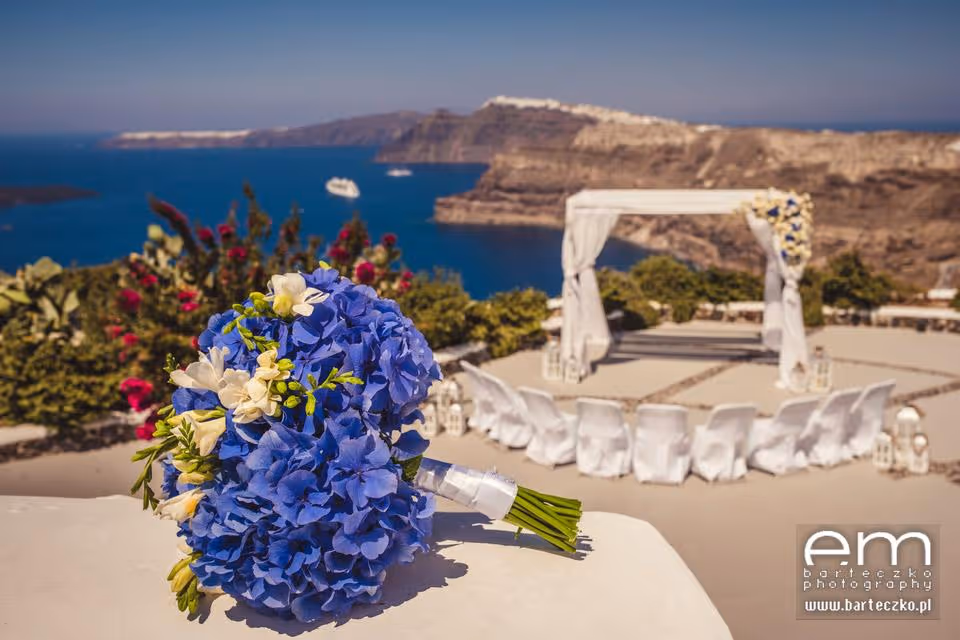 Ślub na Santorini. Taras numer 5. Zdjęcie 9