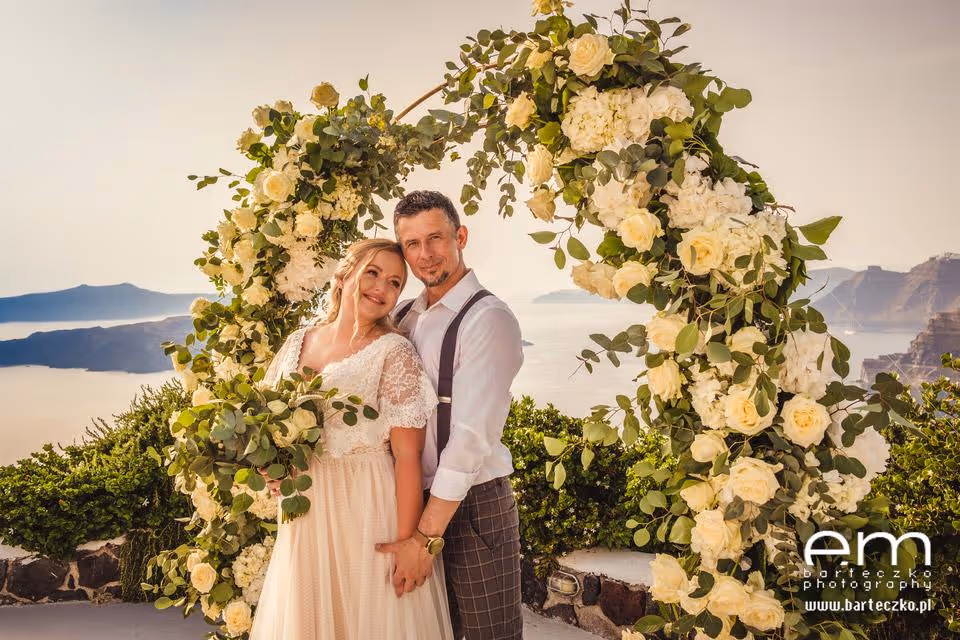 Ślub na Santorini. Taras numer 5. Zdjęcie 10