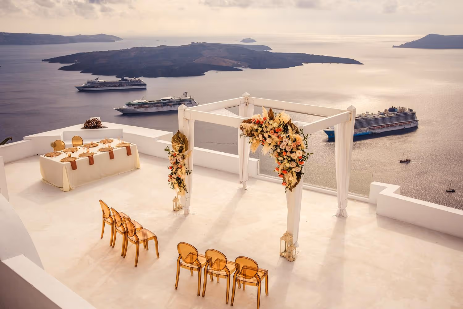 Ślub na Santorini. Taras numer 6. Zdjęcie 25