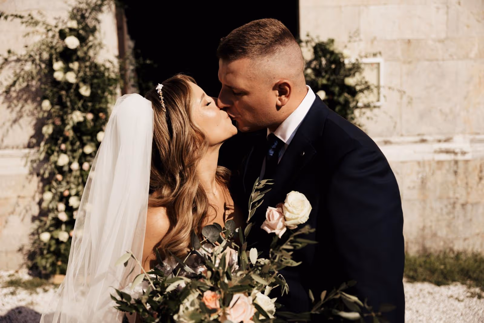 Ślub w Toskanii. Kościół 1. Zdjęcie 13
