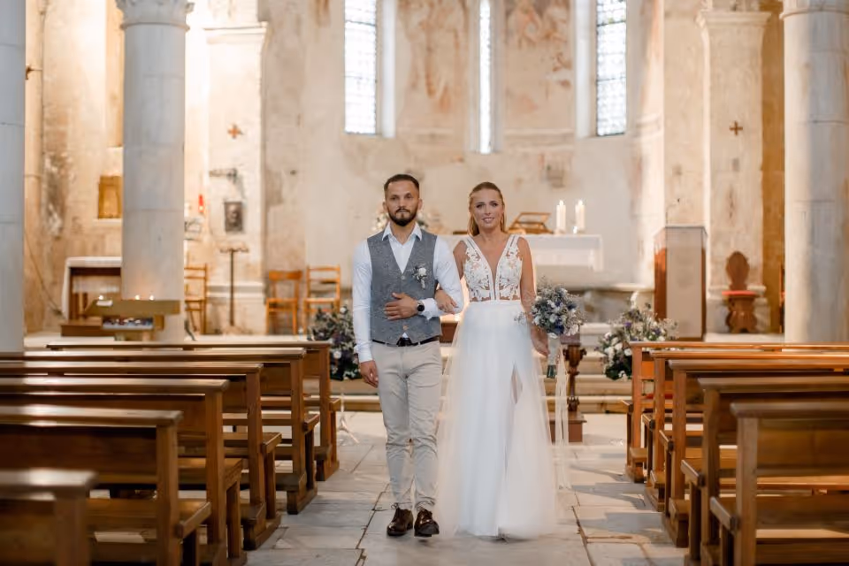Ślub w Toskanii. Kościół 1. Zdjęcie 4