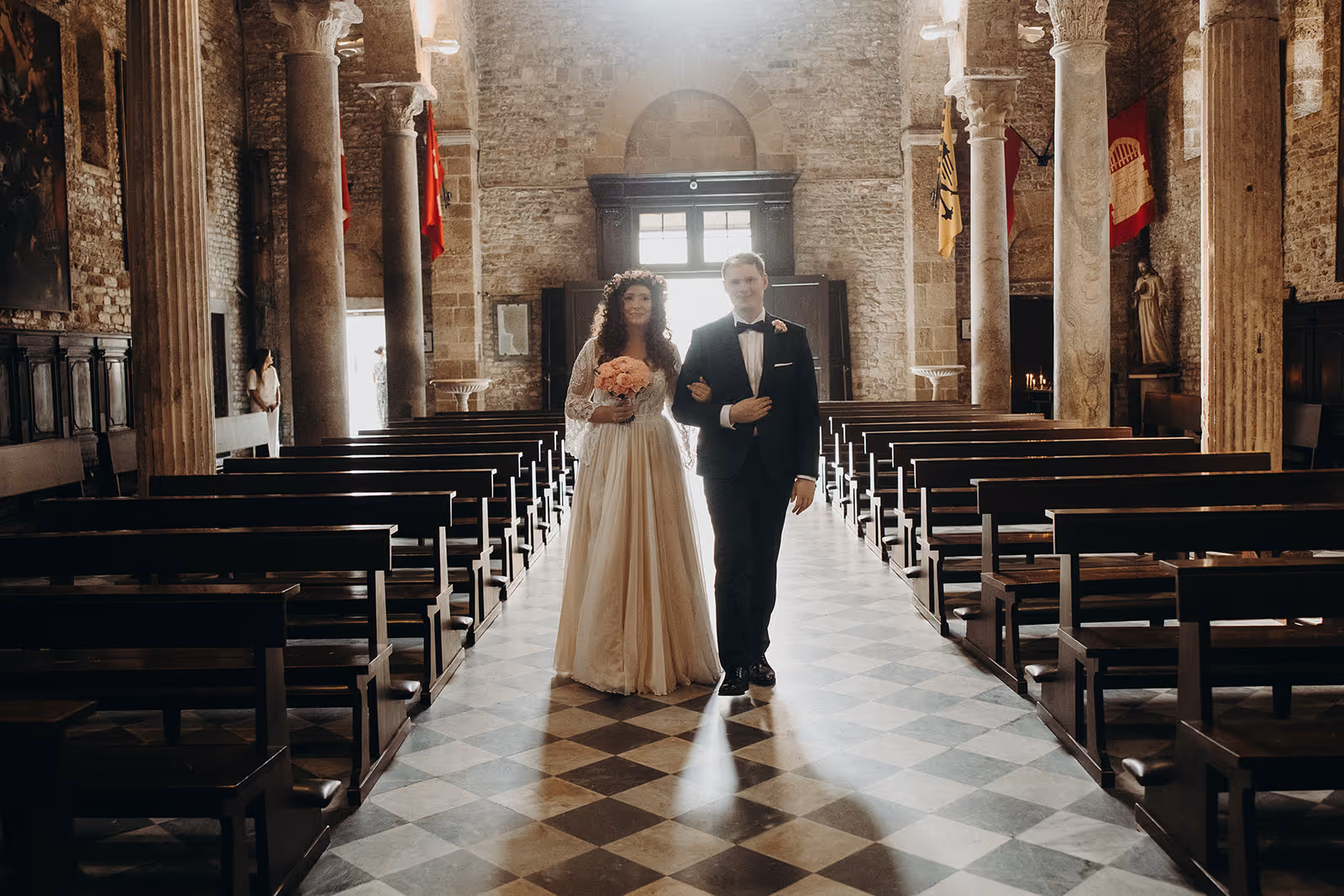 Ślub w Toskanii. Kościół 4. Zdjęcie 2