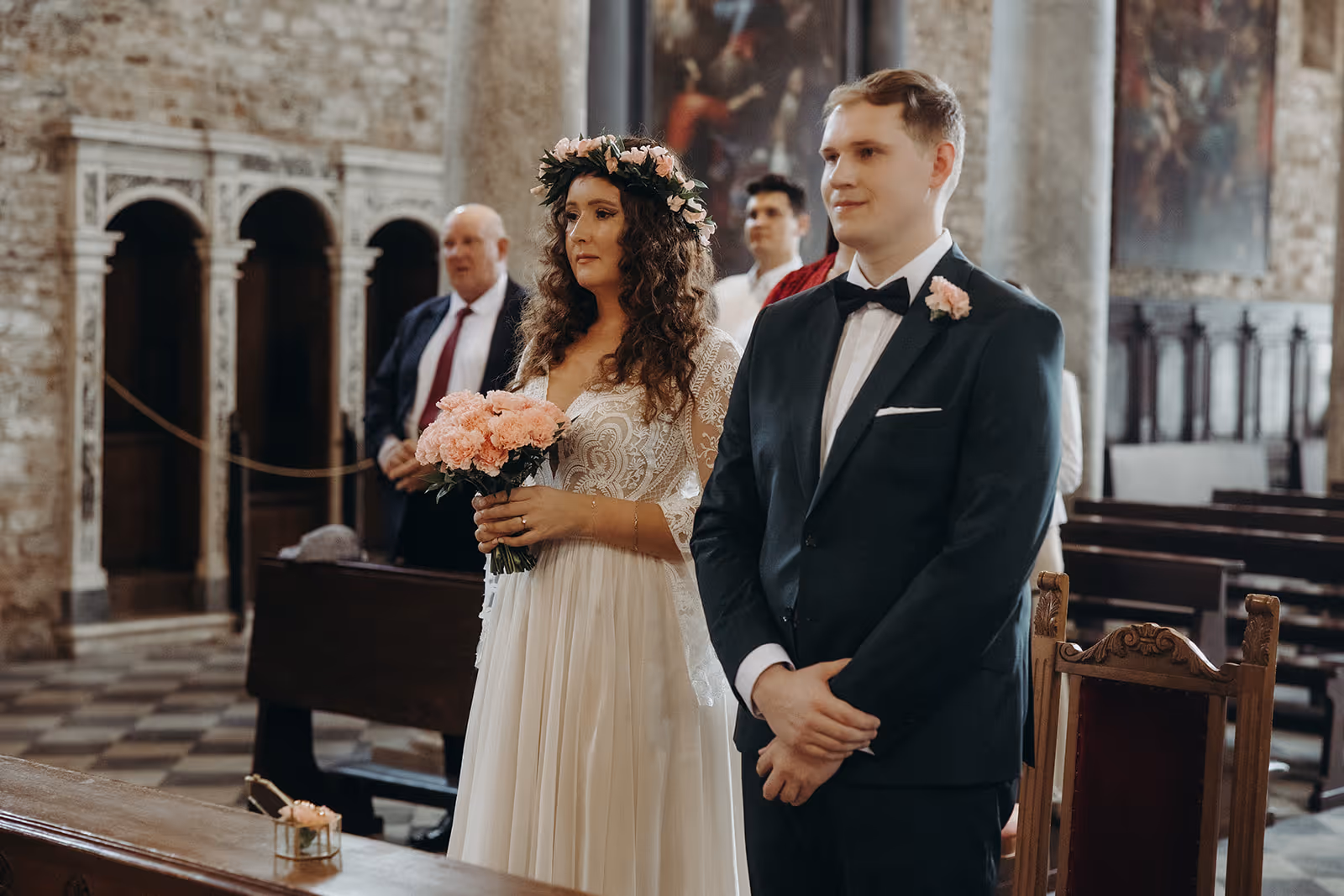 Ślub w Toskanii. Kościół 4. Zdjęcie 3