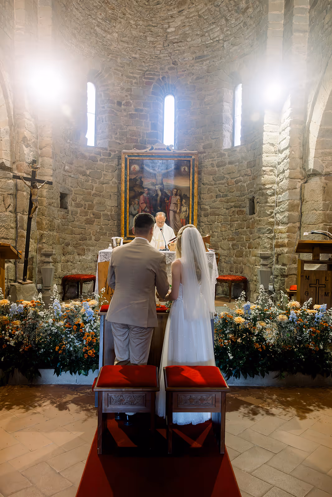Ślub w Toskanii. Kościół 7. Zdjęcie 18