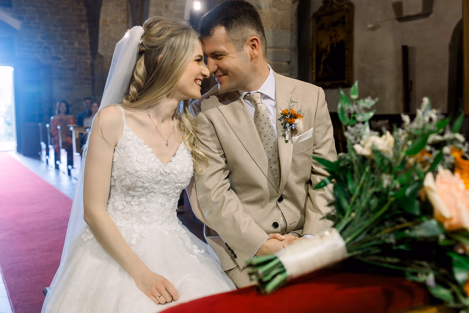 Ślub w Toskanii. Kościół 7. Zdjęcie 19