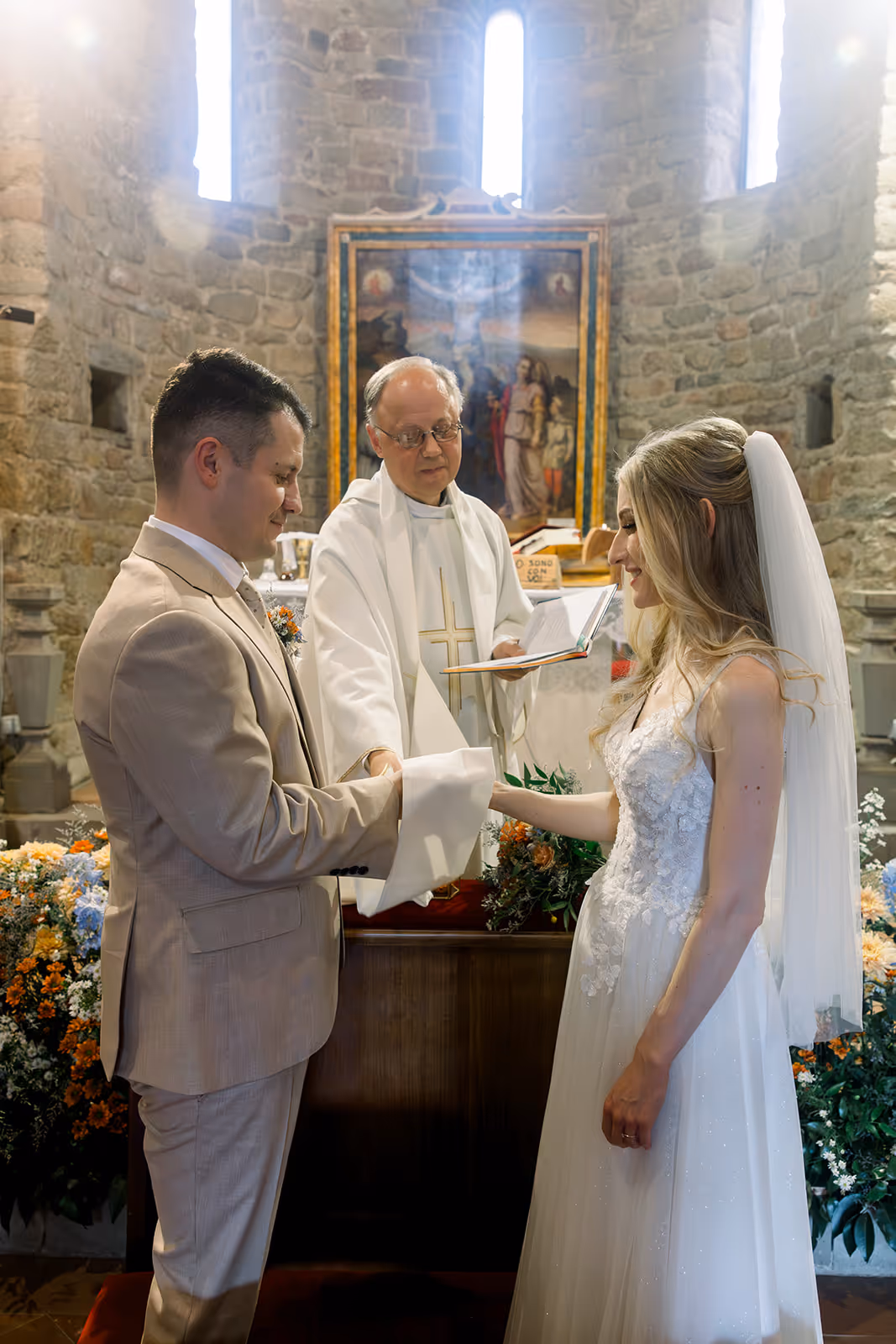 Ślub w Toskanii. Kościół 7. Zdjęcie 16