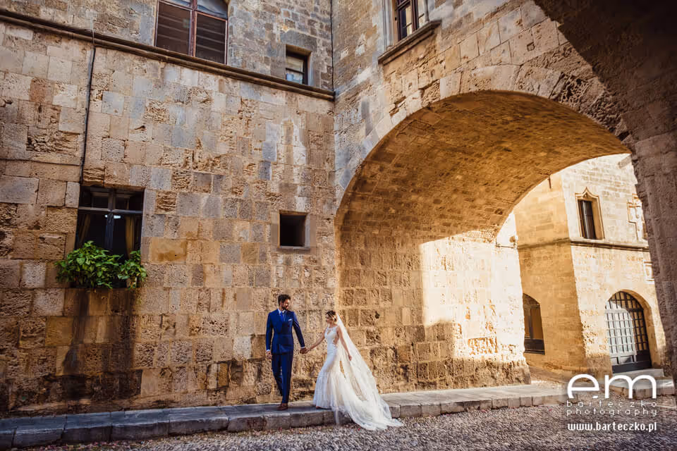 Ślub w Grecji - Rodos. Zdjęcie nr. 45