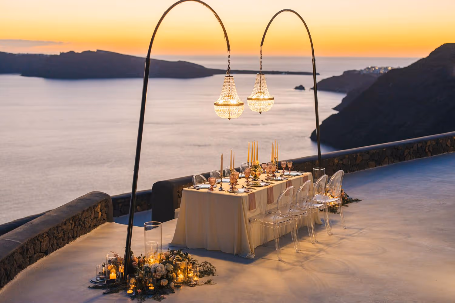 Ślub na Santorini. Villa z widokiem na morze. Zdjęcie 6