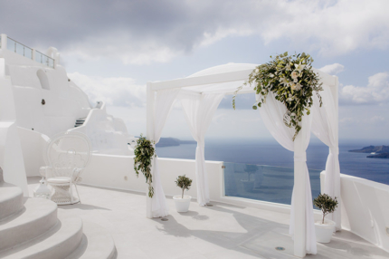 Ślub na Santorini